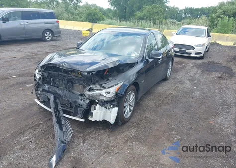 2014 Infiniti Q50 Hybrid Premium z USA, uszkodzony, nr VIN JN1AV7AR1EM703041